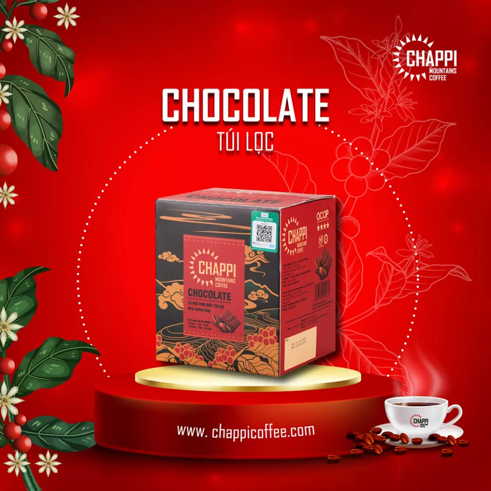 Chappi Specialty Drip Bag Coffee Mix With Chocolate